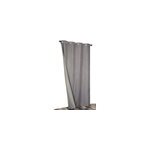 Rideau thermique  oeillets gris chin l. 135 x h. 240 cm