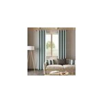 Rideau thermique à illets effet velours tissé kulti vert sauge l. 280 x l. 140cm goodhome Rideau thermique à illets effet velours tissé kulti vert sauge l. 280 x l. 140cm goodhome