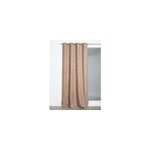 Rideau thermique  oeillets uni luna beige l. 260 x l. 140cm rocle