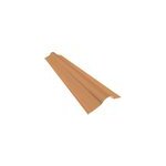 Rive pour plaque de toiture imitation tuile coverlife en pvc terre naturelle 105 cm