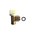 Robinet d'arrêt 1 / 4 équerre brut 12 x 17 Robinet d'arrêt 1 / 4 équerre brut 12 x 17