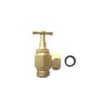 Robinet d'arrêt équerre brut 12 x 17 Robinet d'arrêt équerre brut 12 x 17