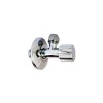 Robinet d'arrt querre sous - lavabo long, mle 12 / 17 - tube cuivre 10 mm somatherm for you
