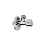 Robinet d'arr�t �querre sous - lavabo long, m�le 15 / 21 - tube cuivre �10 mm somatherm for you
