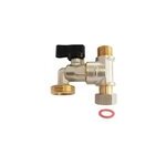 Robinet de piquage pour machine à laver - entrée écrou tournant et sortie mâle 12 / 17 (3 / 8 ; ) - repiquage ... Robinet de piquage pour machine à laver - entrée écrou tournant et sortie mâle 12 / 17 (3 / 8 ; ) - repiquage ...