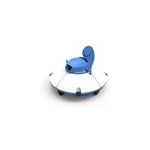 Robot aspirateur autonome bestway frisbee pour piscine � fond plat 5 x 3 m