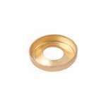Rondelles cuvettes en laiton  6mm - 25 pices