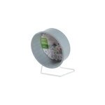 Roue d'exercice avec pied mtal 12 cm zolux gris