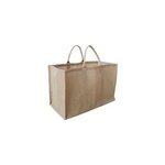 Sac  bches en jute coloris naturel charge max 10kg