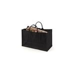 Sac  bches en toile de jute dixneuf natureo noir