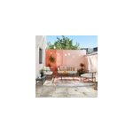 Salon bas de jardin 4 personnes aluminium aura vert fonc� arcane