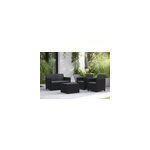 Salon bas de jardin 4 personnes marie keter noir Salon bas de jardin 4 personnes marie keter noir