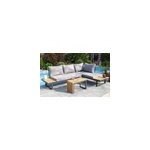 Salon de jardin bas tokyo aluminium anthracite dcb garden 4 personnes Salon de jardin bas tokyo aluminium anthracite dcb garden 4 personnes