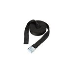 Sangle à came diall l. 2, 5 m x l. 2, 5 cm tissage noir Sangle à came diall l. 2, 5 m x l. 2, 5 cm tissage noir
