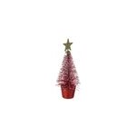 Sapin de nol artificiel rouge 14 cm
