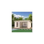 Sauna ext�rieur sanna 6 places palmako 12, 8m� avec baie coulissante double vitrage