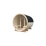 Sauna ext�rieur vitr� anita 4 places en bois naturel palmako 8, 6 m�