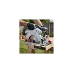 Scie circulaire sans fil brushless erbauer ecs18 - li 18v 61 mm (sans batterie)