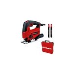 Scie sauteuse filaire pendualire (4 niveaux) 550 w, maxi 3000 tr / min, einhell tc - js 80 / 1