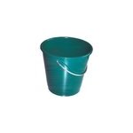 Seau en plastique rural vert 28 cm 10l