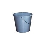Seau  usage mnager en plastique souple 30 cm 12l gris bleu