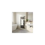S�che - serviettes eau chaude en acier goodhome loreto vertical anthracite 679 w