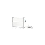 Sèche-serviettes électrique à inertie fluide GoodHome Loreto blanc 500W