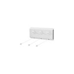 Schoir  linge mural 15 m d'tendage, 3 fils, enrouleur automatique, blanc, leifheit rollfix triple ...