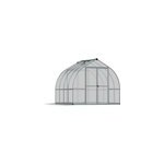 Serre en aluminium et polycarbonate palram canopia bella gris 8 x 8 m