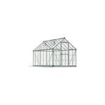 Serre en aluminium et polycarbonate palram canopia harmony gris 6 x 14 m