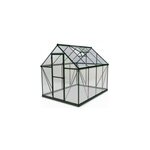 Serre en aluminium et polycarbonate palram canopia harmony vert 6 x 8 m