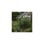 Serre de jardin lams allium en aluminium et verre tremp� l. 1, 34 x l. 1, 95 x h. 2, 08 m surface 2. ...