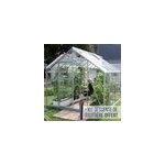 Serre en verre lams carvi alu naturel 8, 10m