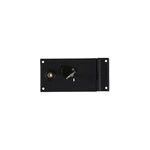 Serrure en applique horizontal bricard noir droite