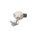 Serrure � cylindre droite / gauche plastique axe 20 �35 mm