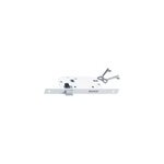 Serrure à encastrer pour clé porte intérieure 40 mm blanc bout carré Serrure à encastrer pour clé porte intérieure 40 mm blanc bout carré