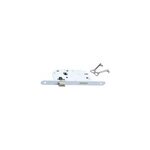 Serrure  encastrer pour cl porte intrieure 40 mm blanc bout rond