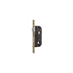 Serrure à encastrer avec cylindre bricard bloctout noir bout carré axe 45 mm Serrure à encastrer avec cylindre bricard bloctout noir bout carré axe 45 mm