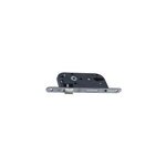 Serrure � encastrer nf pour cylindre europ�en 40 mm noir bout rond 1 / 2 tour