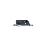 Serrure � encastrer nf pour cylindre europ�en 50 mm noir bout rond