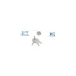 Serrure extra plate blanche pour volet roulant