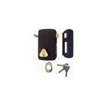 Serrure de suret  cylindre vertical bricard  tirage gauche