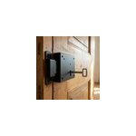 Serrure verrou en applique noire gauche 9. 5 x 8. 2 cm