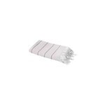 Serviette de bain blanche et mango 140 x 70 cm, goodhome sary Serviette de bain blanche et mango 140 x 70 cm, goodhome sary