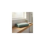 Serviette de toilette vert de gris 100 x 50 cm, goodhome koros