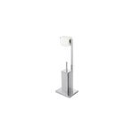 Serviteur wc goodhome kotra en inox l. 22, 4 x p. 18 x h. 69, 5 cm