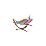 Set hamac eskapade splendide 323 x 125 x 128 cm jobek + support bois Set hamac eskapade splendide 323 x 125 x 128 cm jobek + support bois