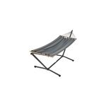 Set hamac metalik kolor anthracite 300 x 100 x 95 cm jobek + support acier Set hamac metalik kolor anthracite 300 x 100 x 95 cm jobek + support acier