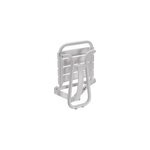 Sige de douche en aluminium blanc godonnier charge maximale 225 kg