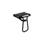 Si�ge de douche en aluminium noir godonnier confort charge maximale 150 kg